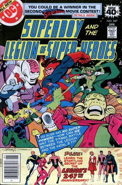 Superboy and the Legion of Super-Heroes #247 Comic
