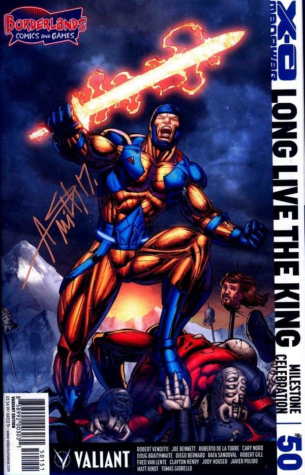 X-O Manowar #50 (Borderlands Comics & Games Edition)