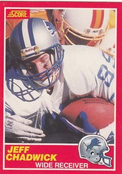 Jeff Chadwick 1989 Score #156 Sports Card