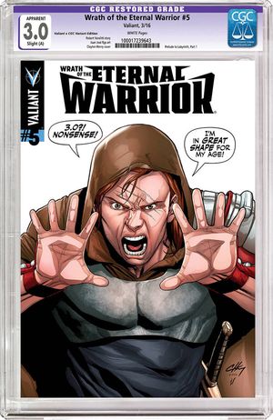 Wrath of the Eternal Warrior #5 (Cover C Cgc Replica Henry (new Arc)