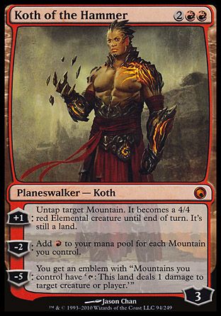 Koth of the Hammer (Scars of Mirrodin) Trading Card