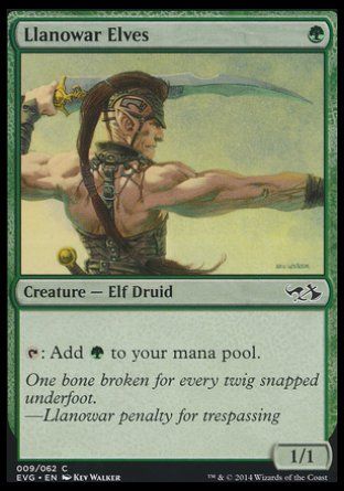 Llanowar Elves (Duel Decks : Anthology) Trading Card