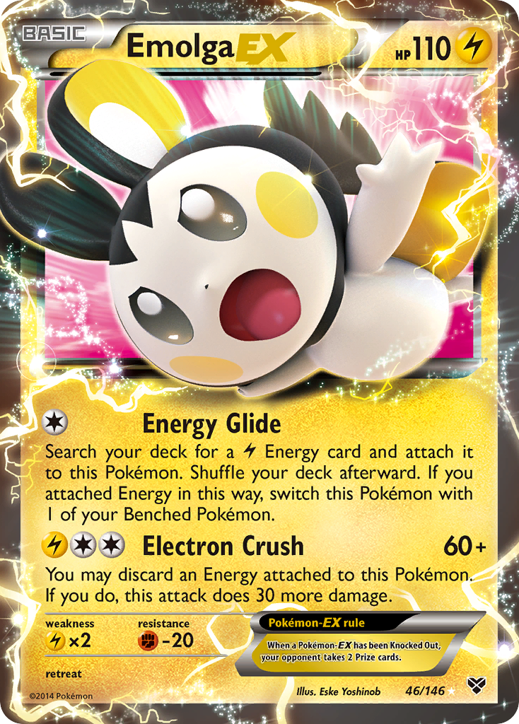 Emolga EX (46/146) - XY Pokémon Card