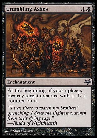 Crumbling Ashes (Eventide) Trading Card