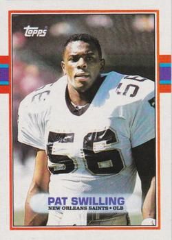 Pat Swilling 1989 Topps #154 Sports Card