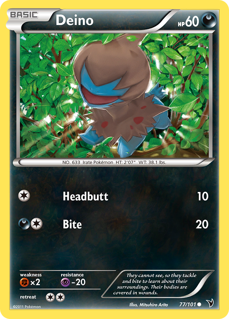 Zweilous Pokémon Card