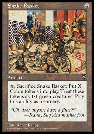 Snake Basket (Visions) Trading Card