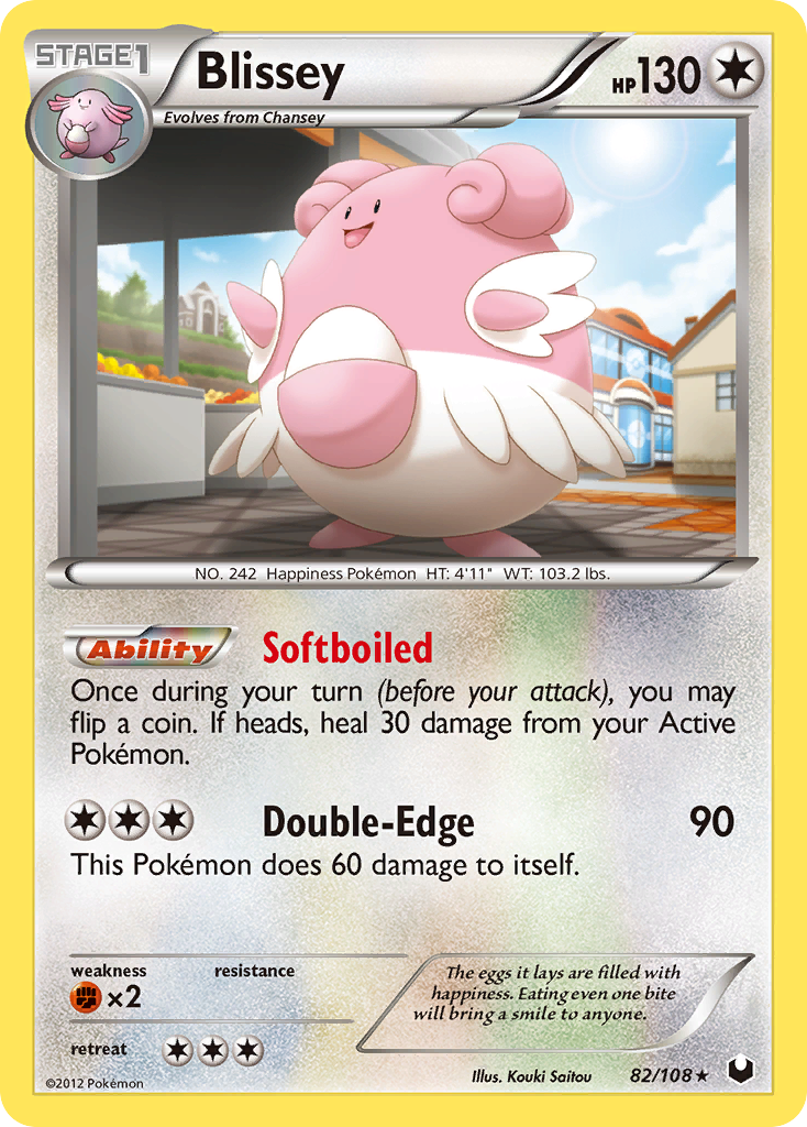 Blissey (82/108) - Dark Explorers Pokémon Card