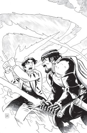 Sixth Gun Battle For The Six #3 (Cvr D Inc 1:20 Brian Hurtt B&W Variant)