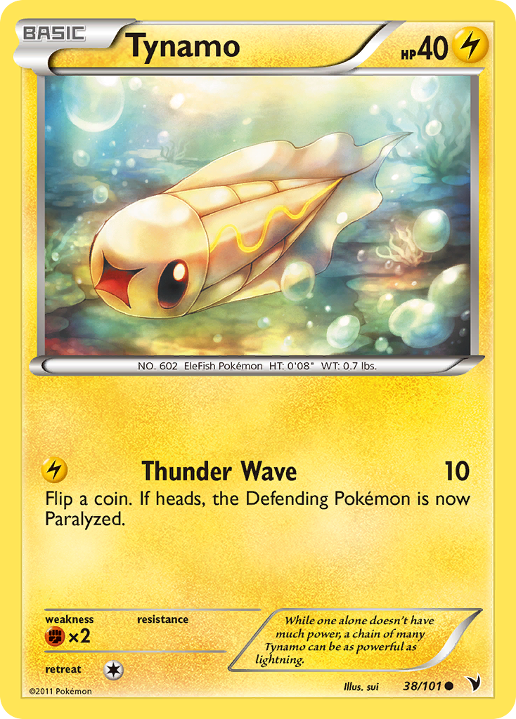 Tynamo (38/101) - Noble Victories Pokémon Card