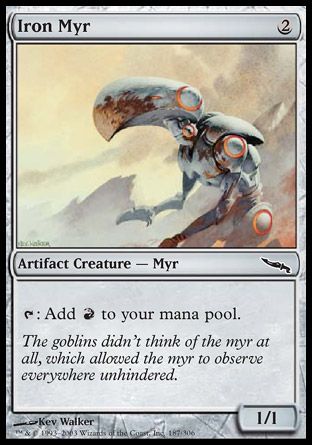 Iron Myr (Mirrodin) Trading Card