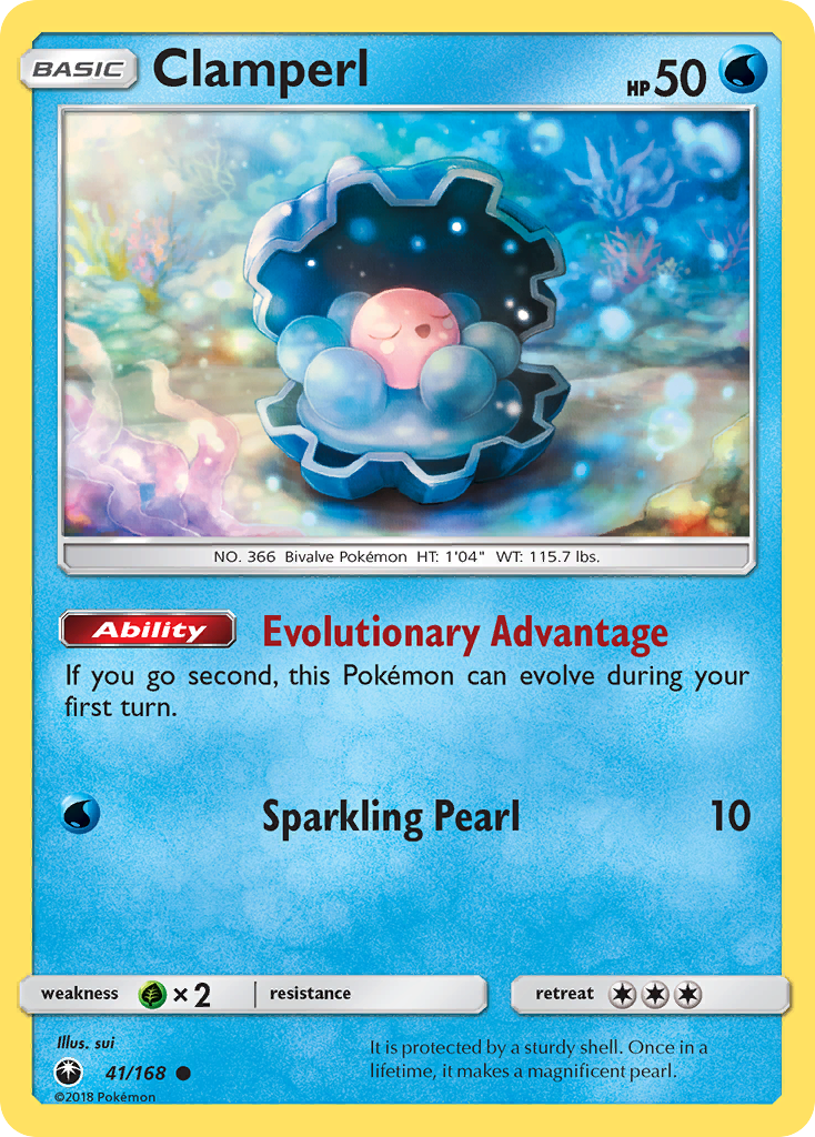 Clamperl (41/168) - Celestial Storm Pokémon Card