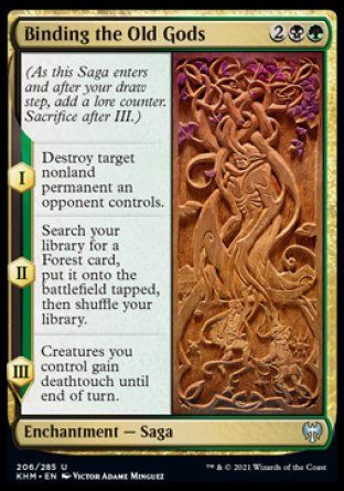 Binding the Old Gods (Kaldheim) Trading Card