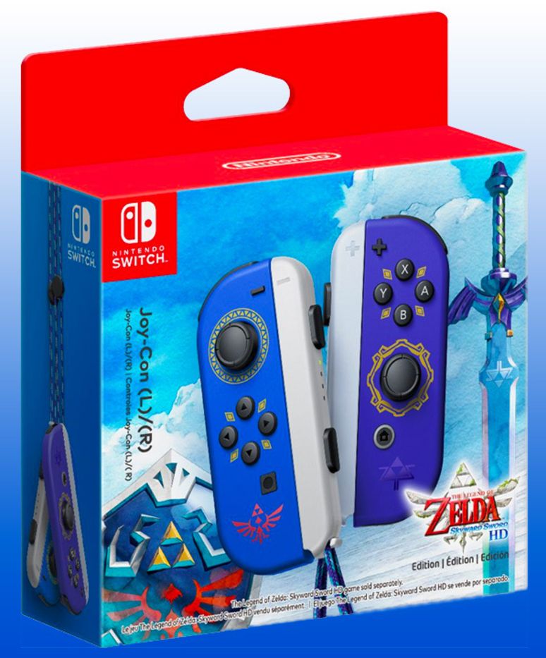 Nintendo Switch Joy-Con Pair [Zelda: Skyward Sword] Video Game