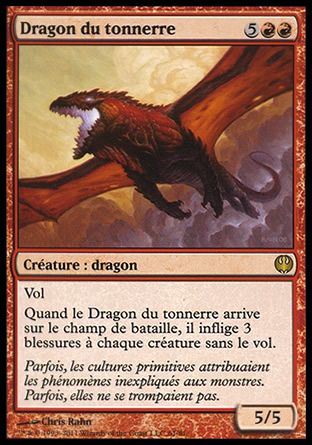 Thunder Dragon (Knights vs. Dragons) Trading Card