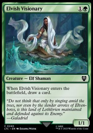 Elvish Visionary (The Lord of the Rings Commander Decks)