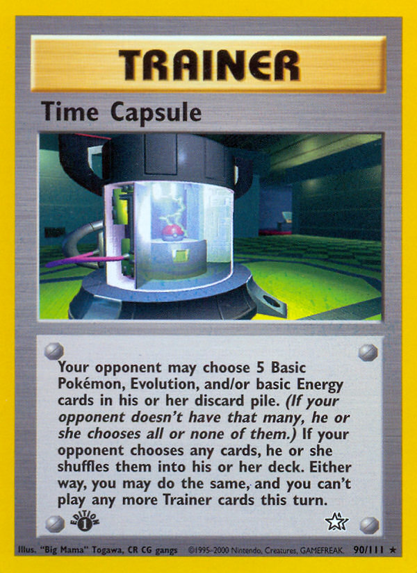 Time Capsule (Trainer) (90/111) - Neo Genesis Pokémon Card