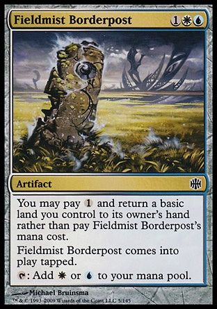 Fieldmist Borderpost (Alara Reborn) Trading Card