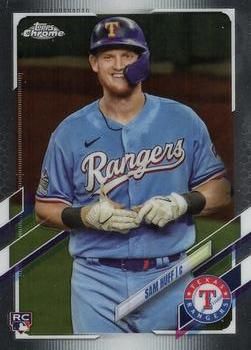 Sam Huff 2021 Topps Chrome Baseball #81 Sports Card