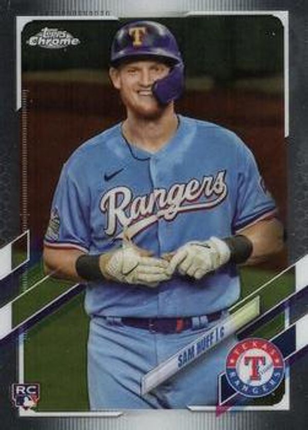 Sam Huff 2021 Topps Chrome Baseball #81