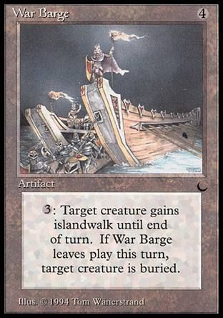 War Barge (The Dark) Trading Card