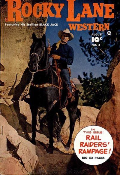 Rocky Lane Western #4 Comic