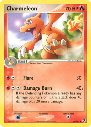 Charmeleon (31/112) - FireRed & LeafGreen (Reverse Holo)