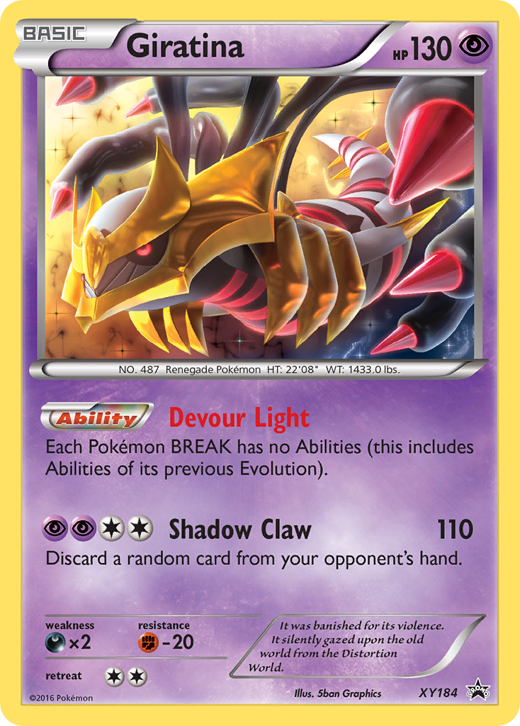 Giratina (XY184) - XY Black Star Promos Pokémon Card