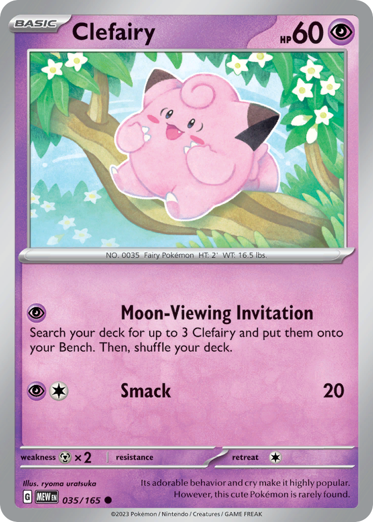 Clefairy (35/165) - 151 Pokémon Card