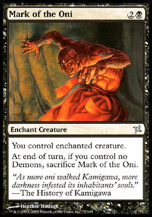 Mark of the Oni (Betrayers of Kamigawa) Trading Card