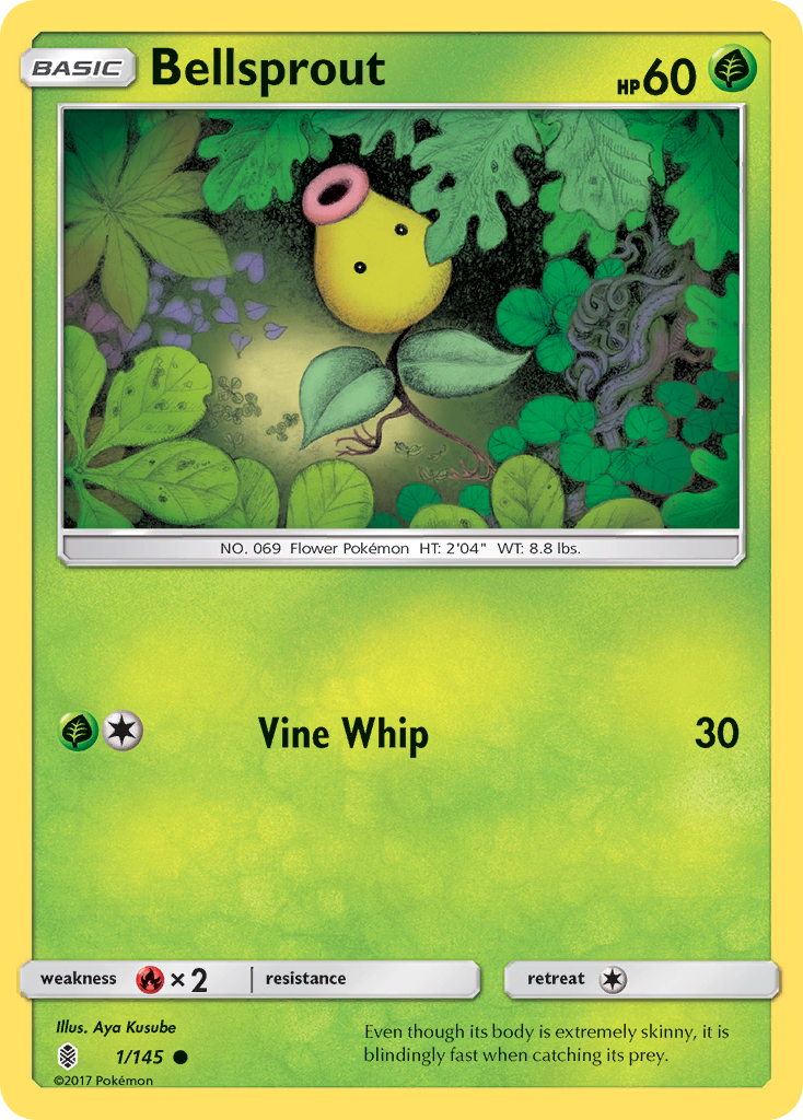 Bellsprout (1/145) - Guardians Rising Pokémon Card