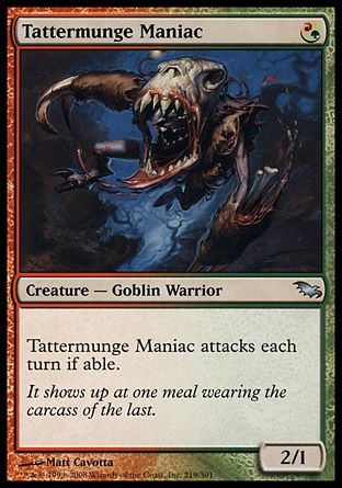 Tattermunge Maniac (Shadowmoor) Trading Card