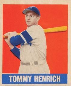 Tommy Henrich 1948 Leaf #55 Sports Card