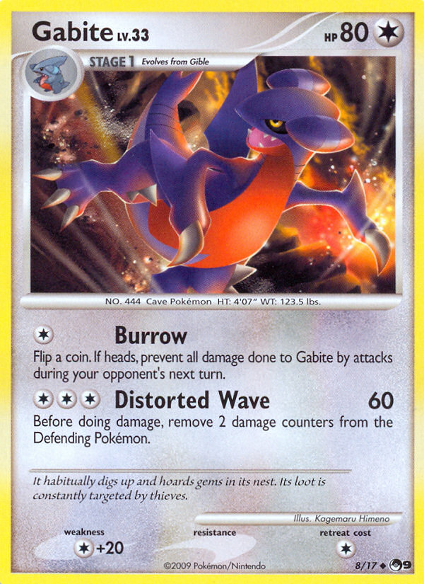 Gabite (8/17) - POP Series 9 Pokémon Card