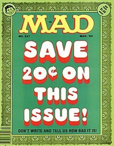 Mad #237 Comic