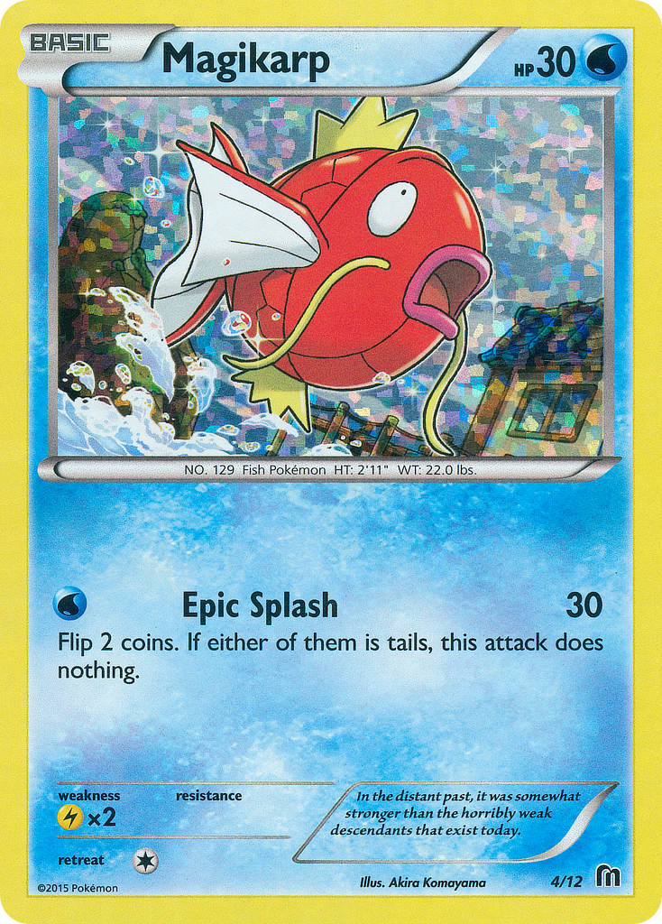 Magikarp (4/12) - McDonald's Collection 2016 Pokémon Card