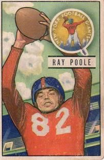 Ray Poole 1951 Bowman #93 Sports Card