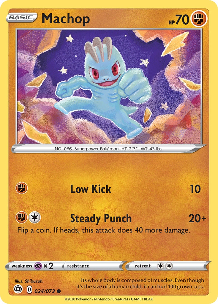 Machop (24/73) - Champion's Path Pokémon Card