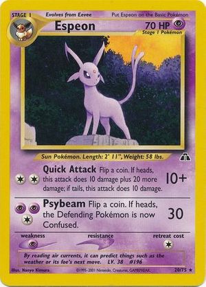 Espeon (20/75) - Neo Discovery (Unlimited)
