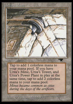 Urza's Mine (Pulley) (Antiquities) Trading Card