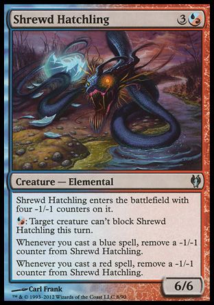 Shrewd Hatchling (Izzet vs. Golgari) Trading Card