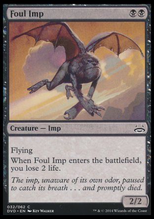 Foul Imp (Duel Decks : Anthology) Trading Card