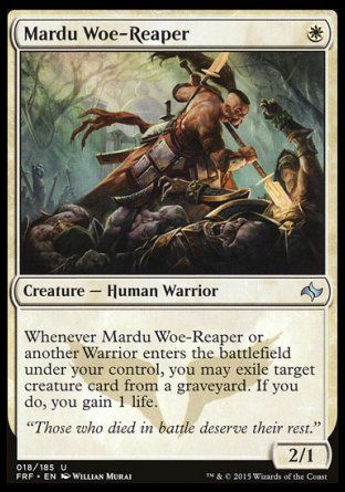 Mardu Woe-Reaper (Fate Reforged) Trading Card