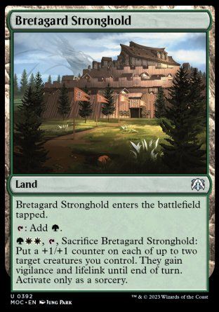 Bretagard Stronghold (March of the Machine Commander Decks) Trading Card