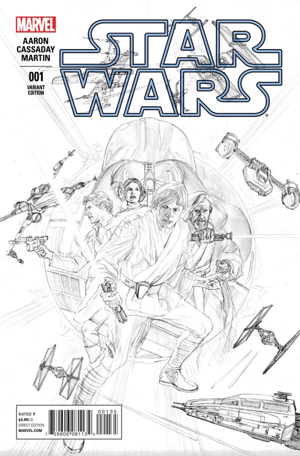 Star Wars #1 (Ross Sketch Variant)