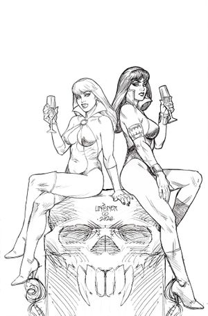 Vampirella #5 (Cvr P Inc 1:10 Joseph Michael Linsner Line Art Virgin Variant)