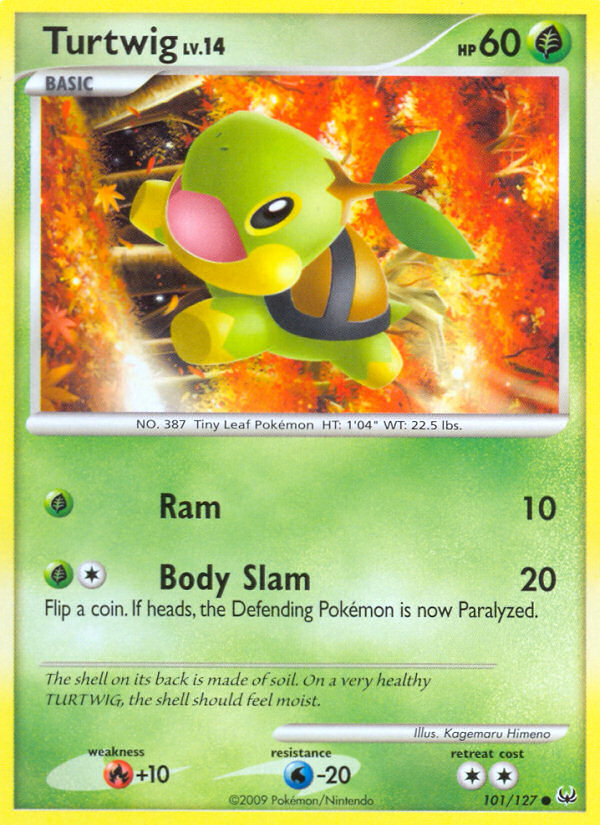 Turtwig (101/127) - Platinum Pokémon Card