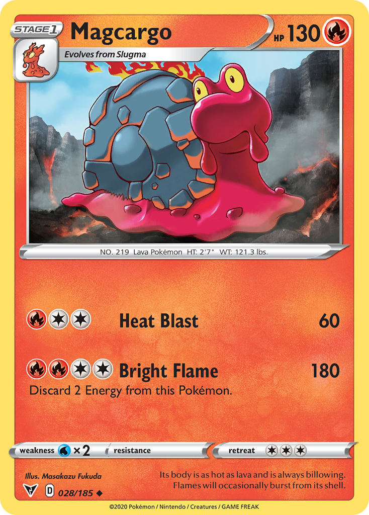 Magcargo (28/185) - Vivid Voltage Pokémon Card