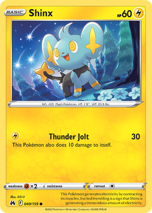 Shinx (40/159) - Crown Zenith