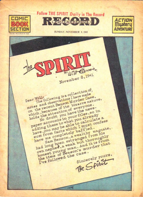 Spirit Section #11/9/1941